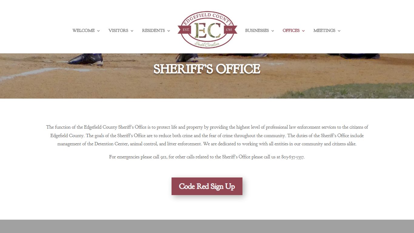 Sheriff’s Office | Edgefield County - South Carolina